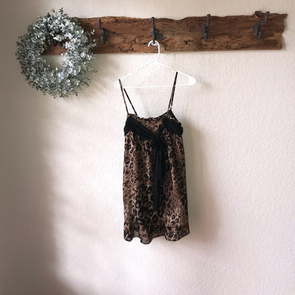 Daytrip cheetah tunic